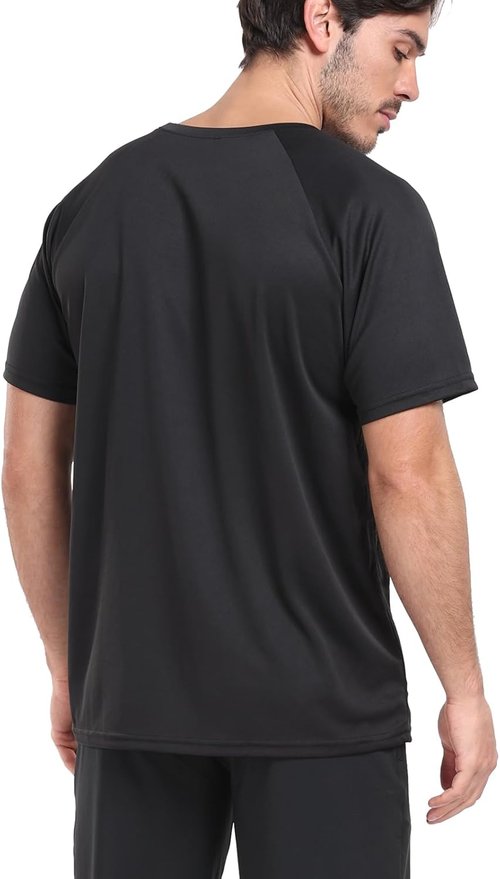 HovSiyla Running Shirts for Men - Breathable Dry Fit Athletic Tops | 1/5 Pack Cool Workout T-Shirts