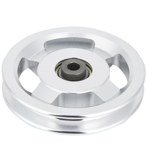 Cunyuer Fitness Pulley Wheel, Aluminum Pulleys for Gym, Universal Aluminum Alloy Bearing Pulley Wheel for Home Gym Exercise Strength Training Equipment (Diameter 115mm)