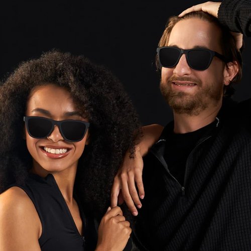 Goodr Polarized Sunglasses - A Unicorn's Calamity | Medium Size, Black Frames, UV400 Protection