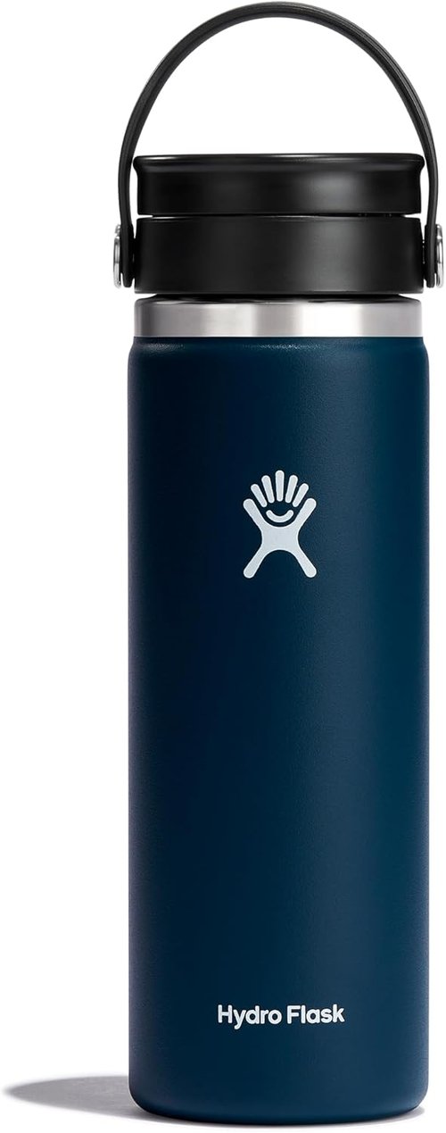 Hydro Flask Wide Mouth Water Bottle - Insulated Travel Cup with Flex Sip Lid | 20 Oz