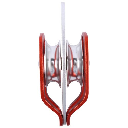 Ito Rocky Double Sheave Pulley 32 kN CE Certified Rescue Climbing Gear with Swing Plate for Progress Capture System Rigging Hauling Arborist Tree Climbing