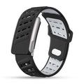 DADO Modified Silicone Sport Replacement Band Compatible with WHOOP 5.0, One, Peak, and Life Fitness Tracker – Breathable, Durable & Comfortable | Not for Whoop Gen 4 (Black Grey, Life/MG)