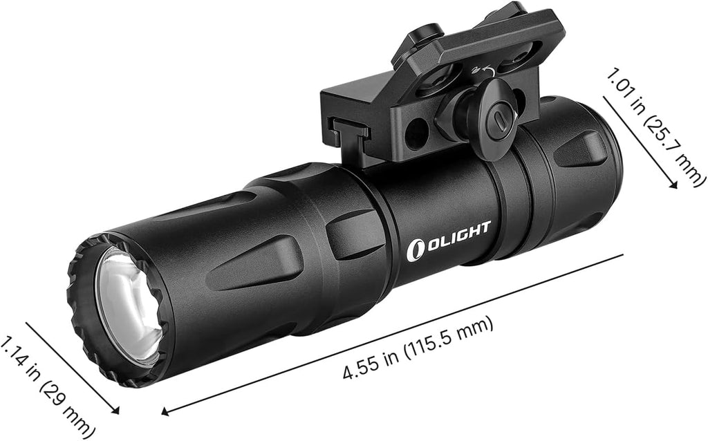OLIGHT Odin Mini Weaponlight - 1250 Lumens Ultra Compact Rechargeable with Remote Switch | Mlok Mount Included