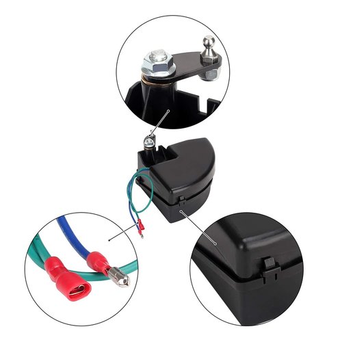 10L0L Golf Cart V-Glide Wiper Switch Assembly for Club Car DS 36 Volt 1988-Up Golf Cart - OEM # 1016140