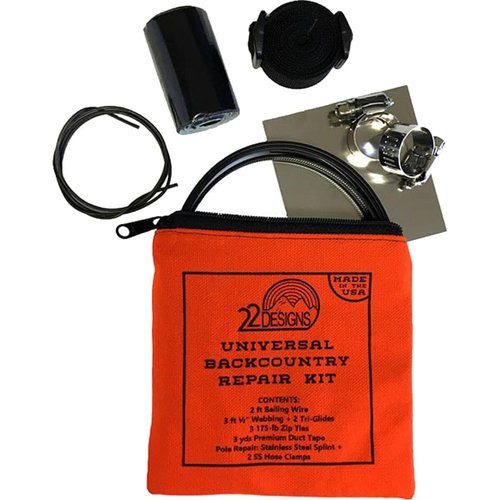 TwentyTwo Designs 22 Designs Universal Backcountry Repair Kit One Color, One Size
