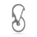 RovyVon U8 Small Keychain Carabiner, Mini Key Pocket Clip, Titanium EDC with Bottle Opener, Multi Tool, Best, Heaty Duty, Emergencies, Man, Office