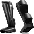 FIVING MMA Shin Guards - Padded Adjustable Muay Thai Leg Guards with Instep Protection | Durable Kickboxing Gear