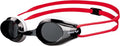 ARENA Junior Racing Swim Goggles - Anti-Fog Coated Lens | Smoke/White/Red Color
