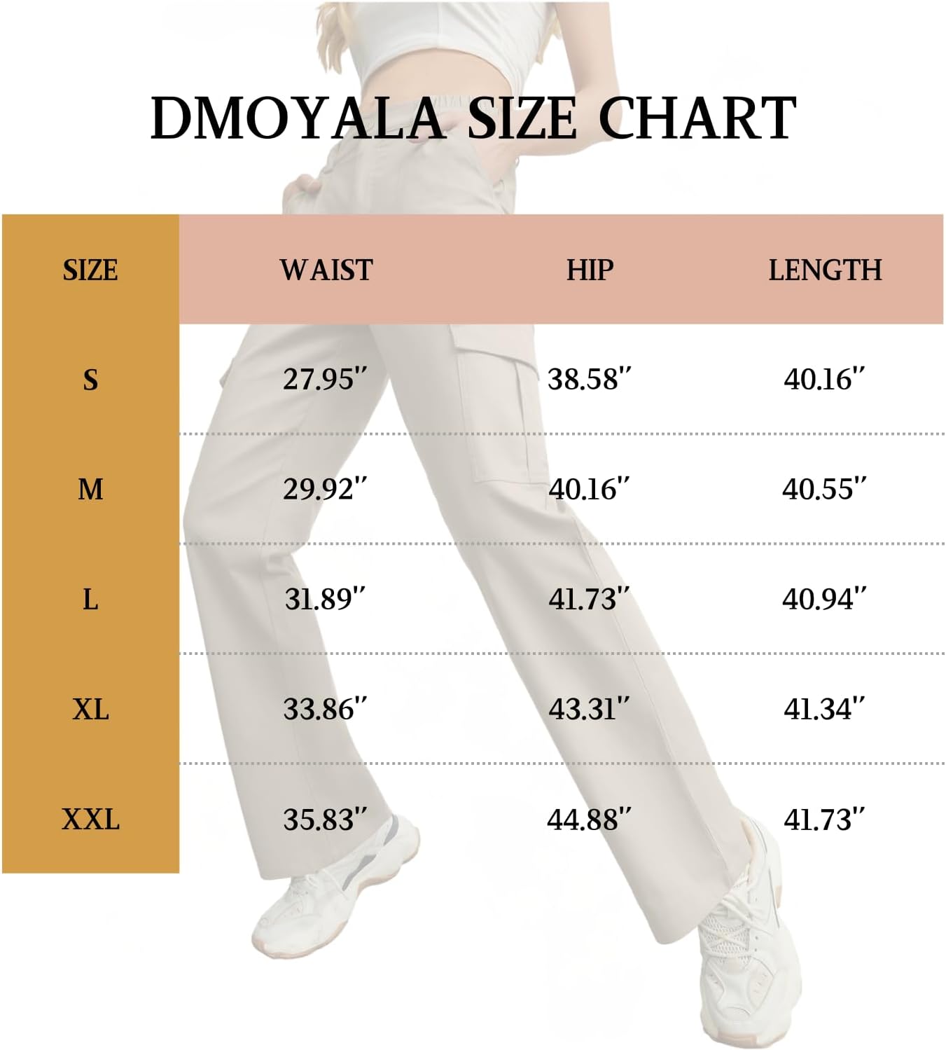 Skiennix High Waisted Cargo Pants - Casual Wide Leg Trousers with 6 Pockets | Y2K Baggy Stretch Design