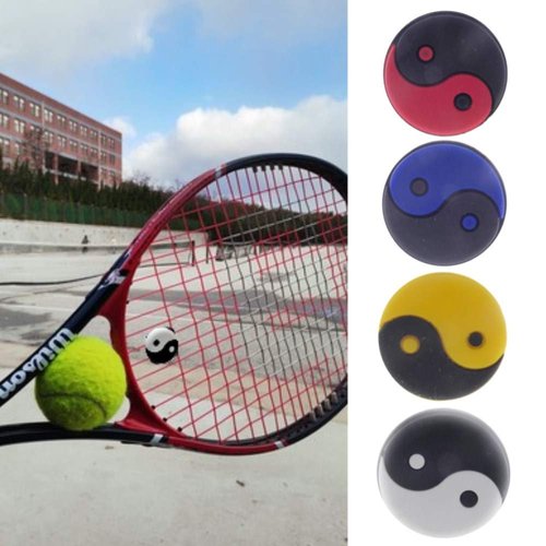 NB 12 Pcs Tennis Vibration Dampeners Silicone Racket Shock Absorbers Tennis Racket Accessories for Tennis Players