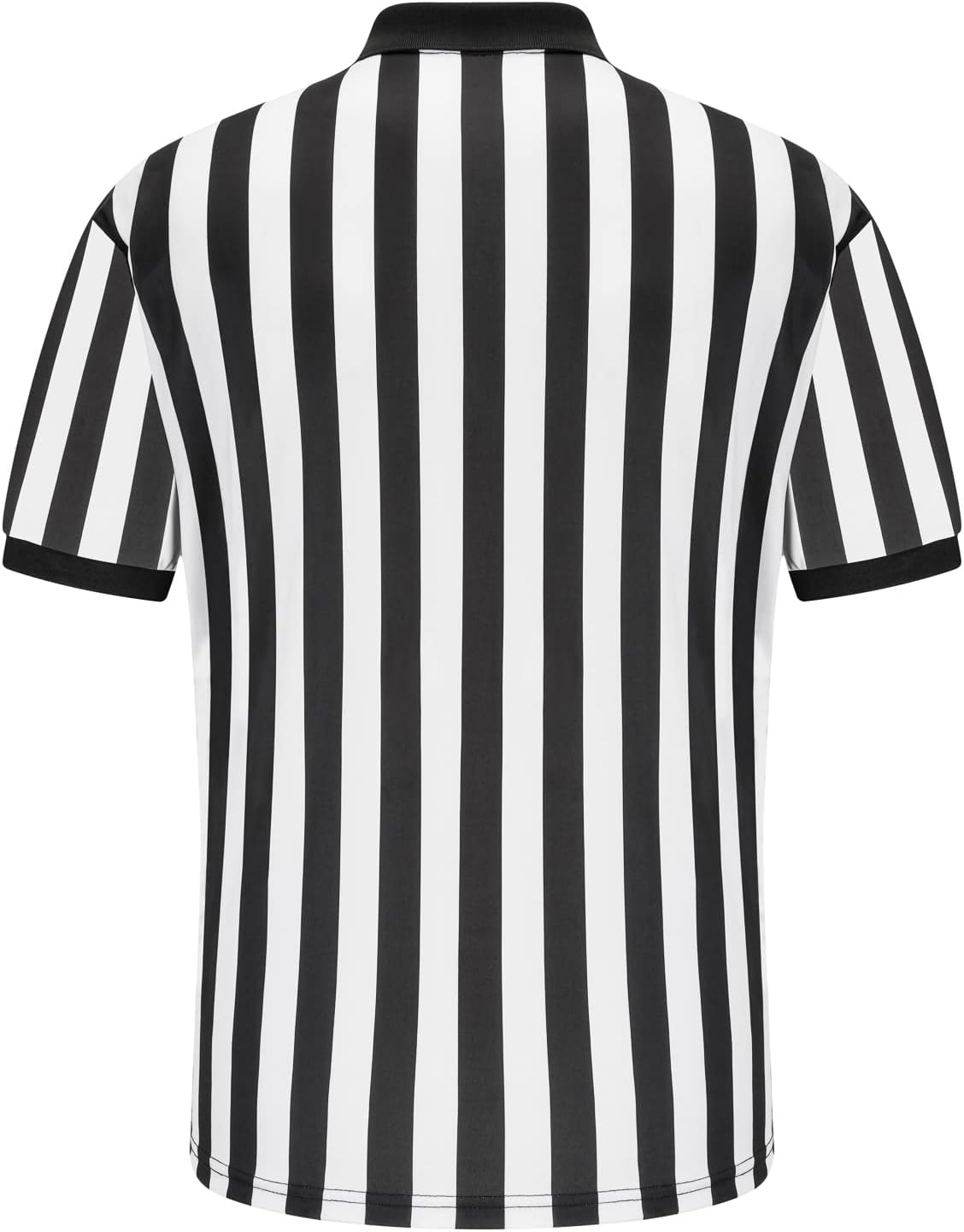 Skiennix Referee Shirt - Black Stripe Umpire Jersey for Basketball, Football & Soccer | Men's Size