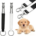 Senlong Dog Whistle Training Set - Adjustable Silent Whistles with Black Lanyard for Effective Bark Control