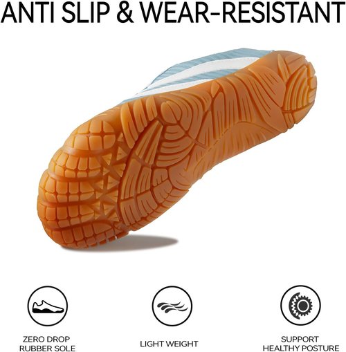 **Skiennix Barefoot Shoes | Women's Casual Sneakers with Wide Toe Box | Lightweight & Breathable Design**