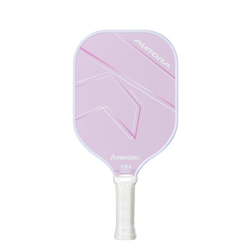 Pickleball Paddle, Kawasaki Ultra Lightweight Pickleball Racket with Fiberglass Surface PP Honeycomb Core Pickle Ball Paddle for Beginners 15mm (Pink)