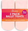 Dancina Ballet Dance Tights - Ultra-Soft Footed Design for Excellent Hold & Stretch | Toddler/Girls