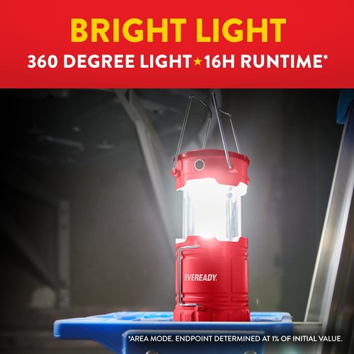 Eveready LED Camping Lantern 360 PRO - Super Bright Tent Lights | IPX4 Water Resistant (3-Pack)