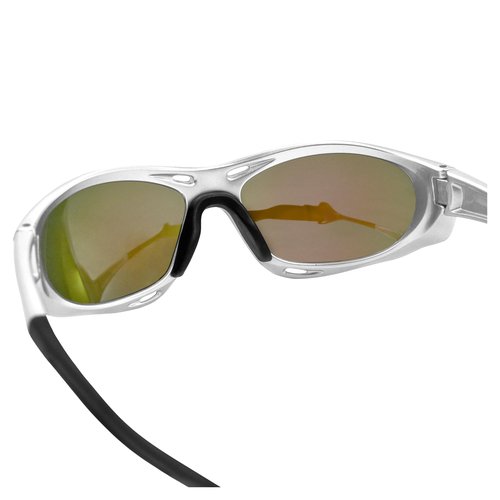 Global Vision Hydro Jet Ski Sunglasses with Polarized Anti-Fog LensesPerfect for Water Sports and Outdoor Use (Silver Blue) (Silver-Blue)
