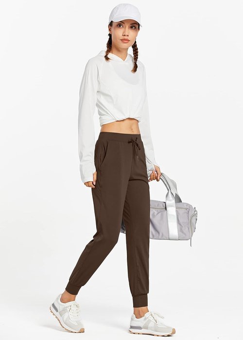 Libin Women's Athletic Joggers - Tapered Sweatpants with Pockets for Casual Workouts | Petite/Regular/Tall