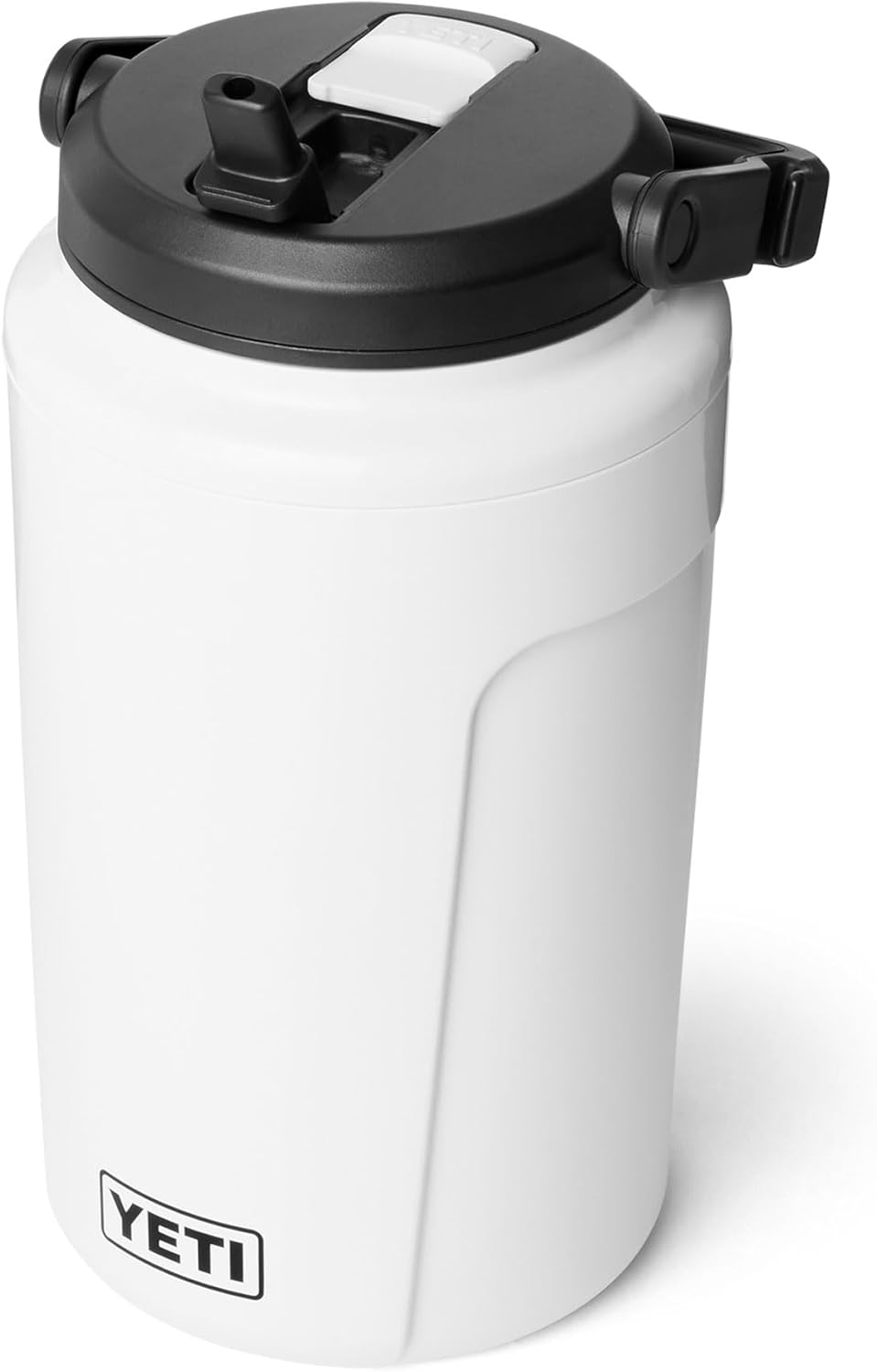 YETI Silo Half Gallon Insulated Water Jug - Lightweight, Leakproof Sports Bottle with Straw Cap & Fence Hook - Keeps Drinks Ice-Cold, White