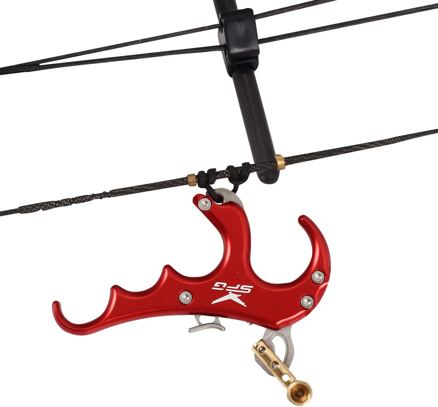 Skiennix Archery Release Aid - Precision Compound Bow Accessory for Enhanced Performance (Red)