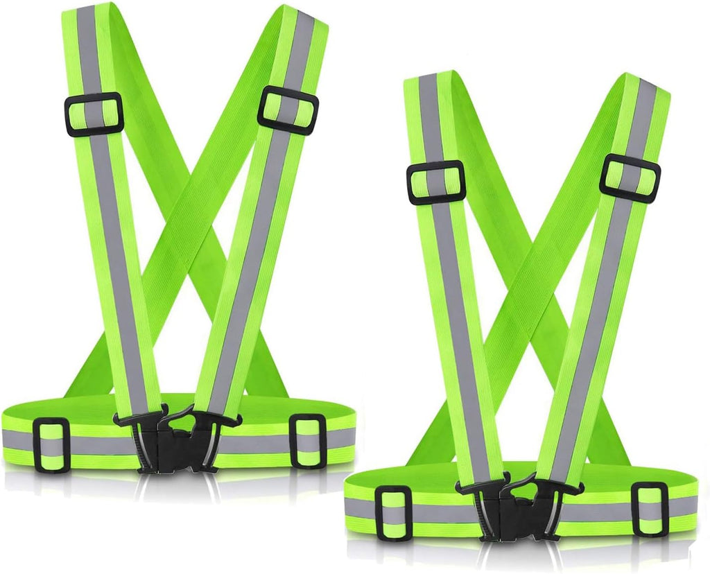 Skiennix Reflective Vest | High Visibility Safety Gear for Running, Cycling & Walking | Adjustable Fit for All Sizes