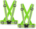 Skiennix Reflective Vest | High Visibility Safety Gear for Running, Cycling & Walking | Adjustable Fit for All Sizes
