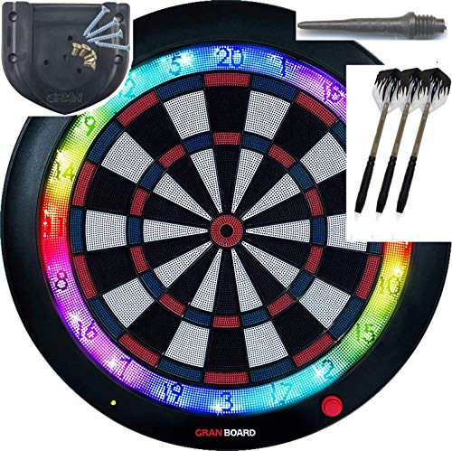 GranBoard 3s LED Bluetooth Dartboard with App Control & Darts Set