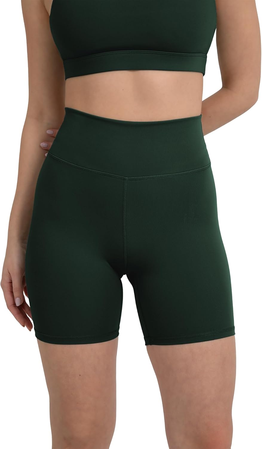 YITTY Active High Waist Biker Shorts - UltraLuxe Tummy Control, Squat Proof, 3''/6'' for Yoga & Workout