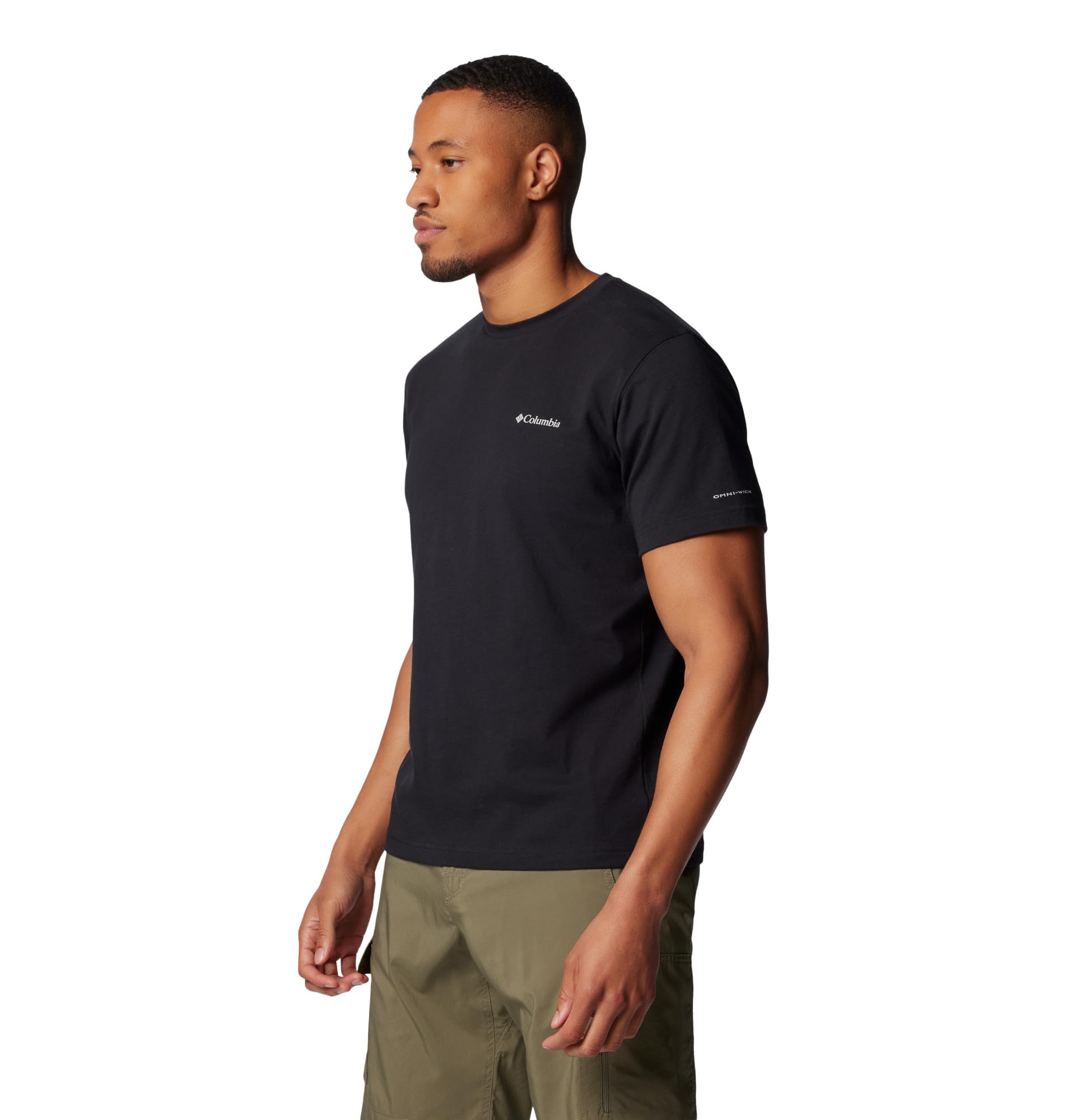Columbia Men's Thistletown Hills Graphic Short Sleeve, Collegiate Navy HTHR/Wanderland Graphic, 4X Tall