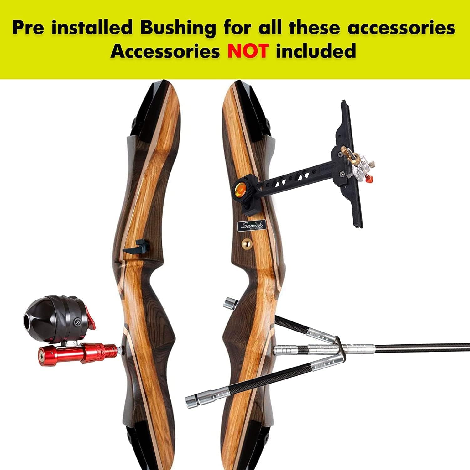 Samick Sage Takedown Recurve Bow - 62-Inch Archery Bow for Teens & Adults | Ideal for Hunting & Target Practice