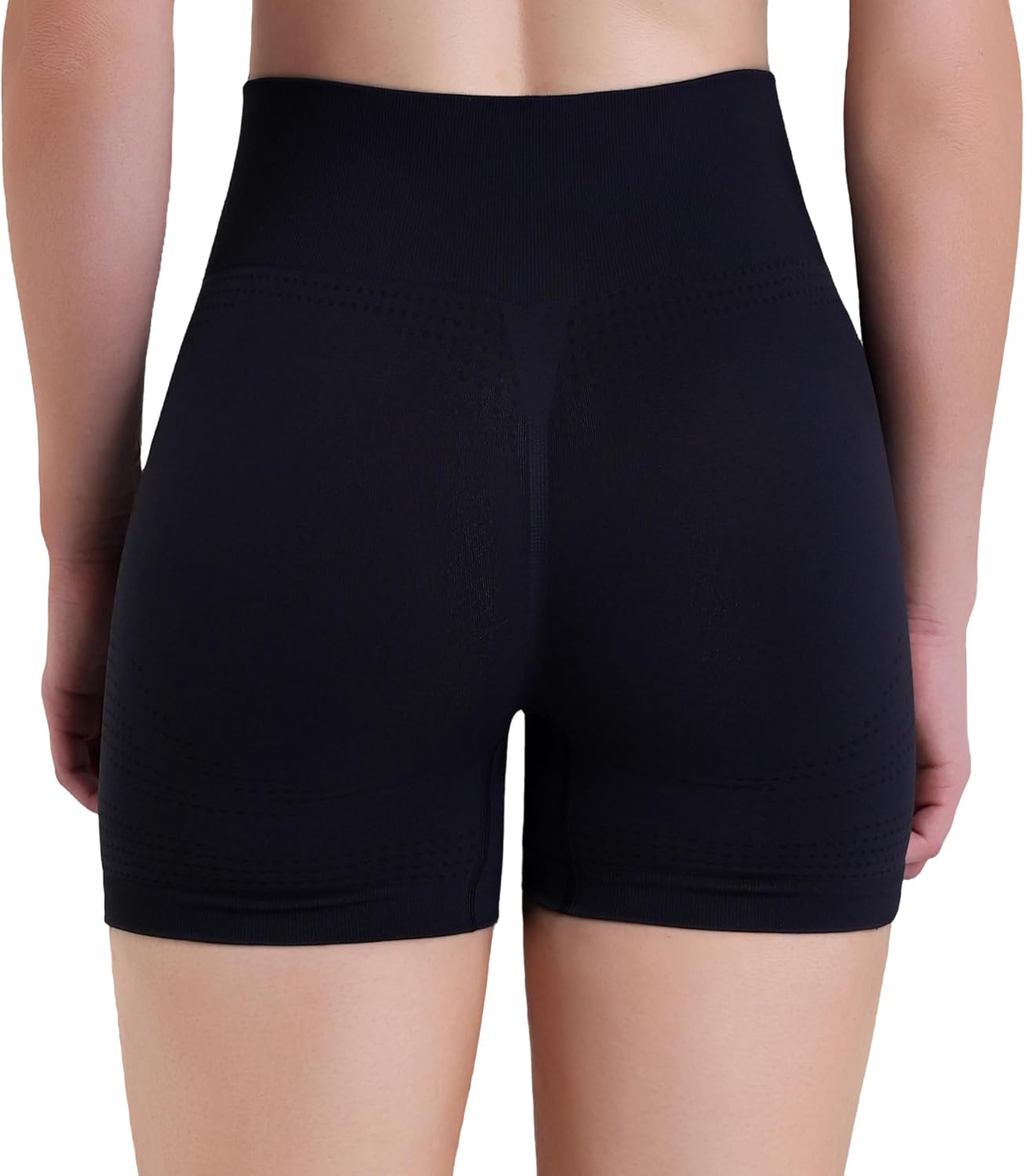 Sunzel Women's Biker Shorts - Hidden Scrunch Butt Lifting & Tummy Control | Breathable Mesh Yoga Shorts for Workouts