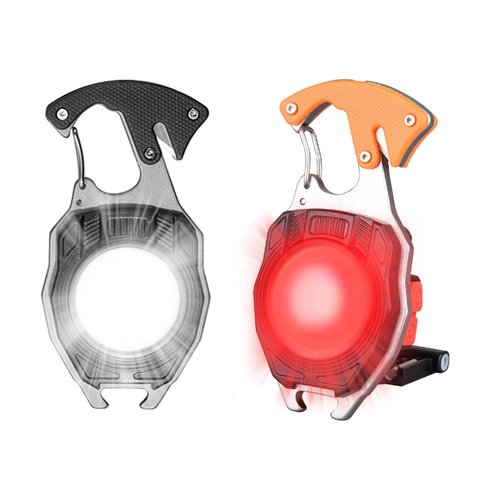 2 Pack Led Keychain Flashlight,2000 lumens Rechargeable Cob Waterproof Portable Led Work Light，5 Light Modes Pocket Light with Battery Display
