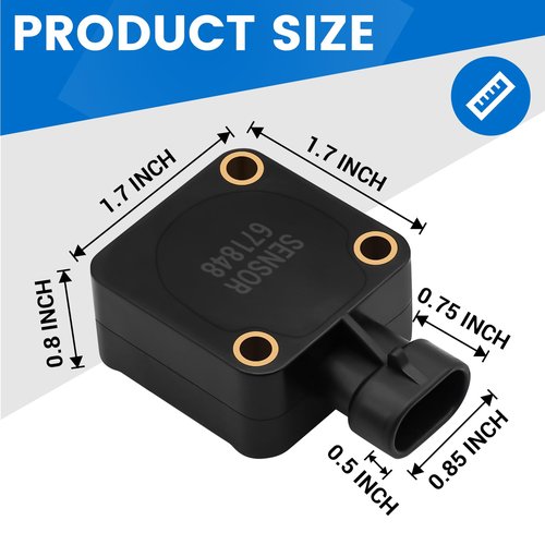 Cartclan 2015-UP RXV Golf Cart Electronic Throttle Sensor, Rotary Position Sensor Component for EZGO Golf Cart Part, OEM#: 671848