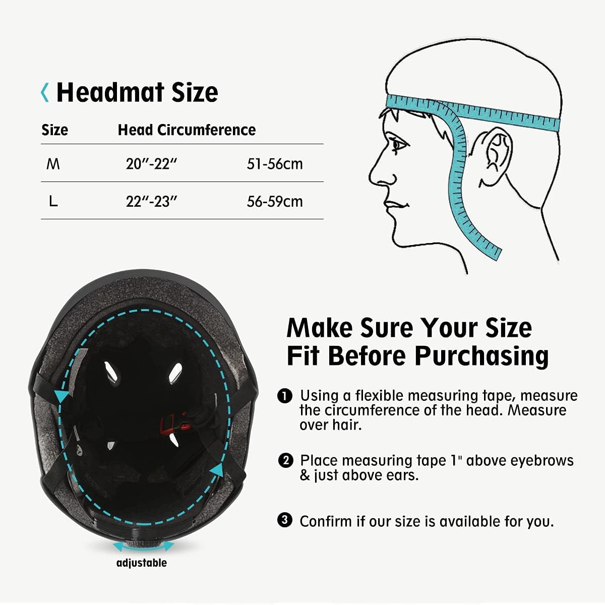 Skiennix Skateboard Helmet Set - Adjustable Protective Gear with Knee, Elbow Pads & Wrist Guards | Ideal for Teens & Adults