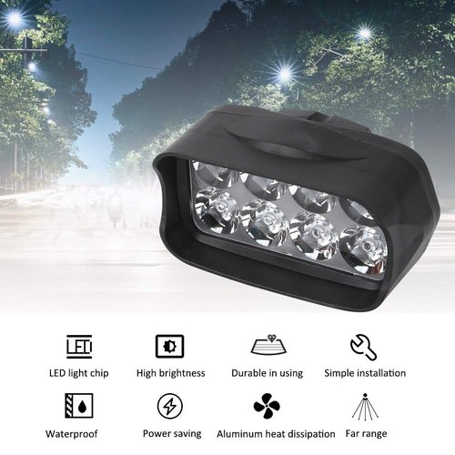 Ebike Headlight,Universal 12V-100V High Brightness Ebike Light Electric Bike LED Light for Motorcycle, Electric Bike, Tricycle
