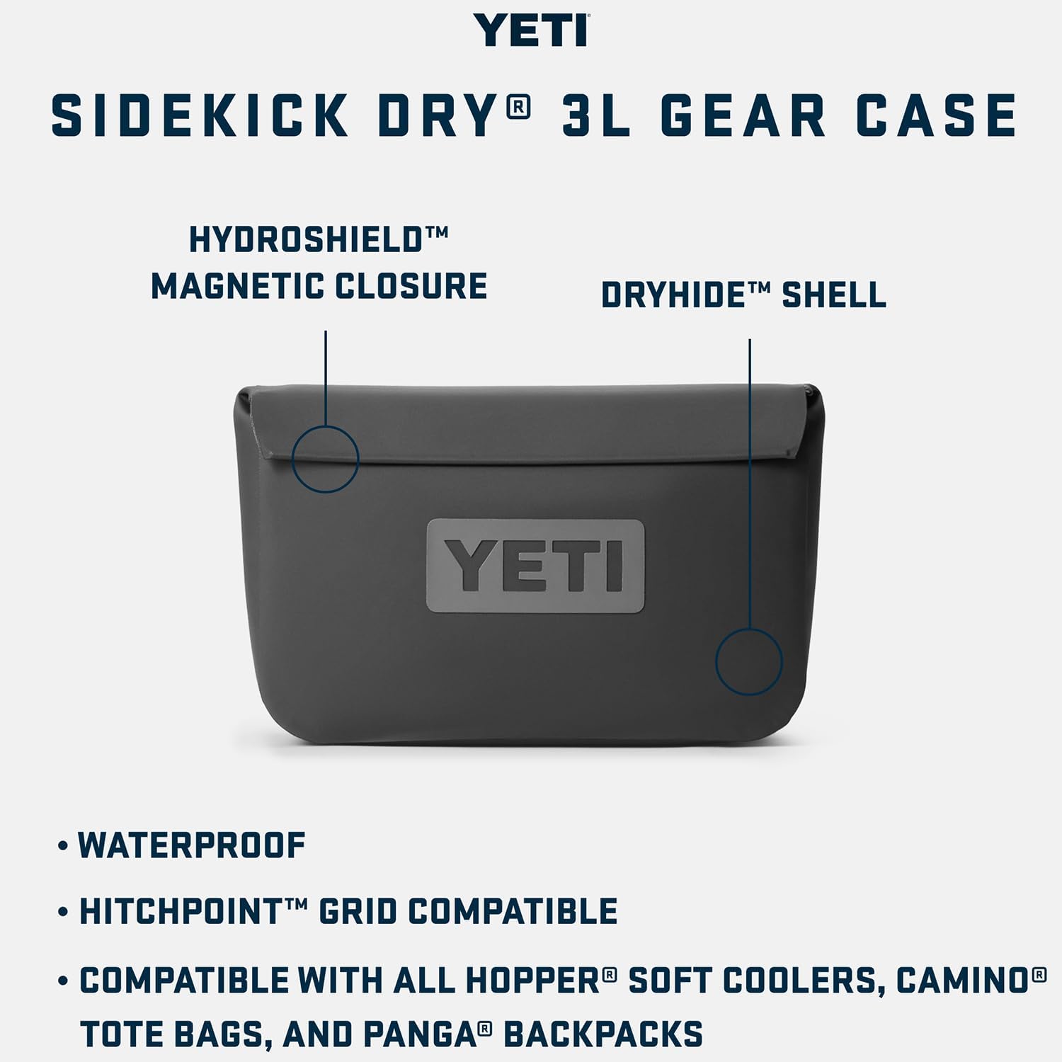 YETI Sidekick Dry Waterproof Gear Case - Durable, Versatile Storage for Outdoor Adventures