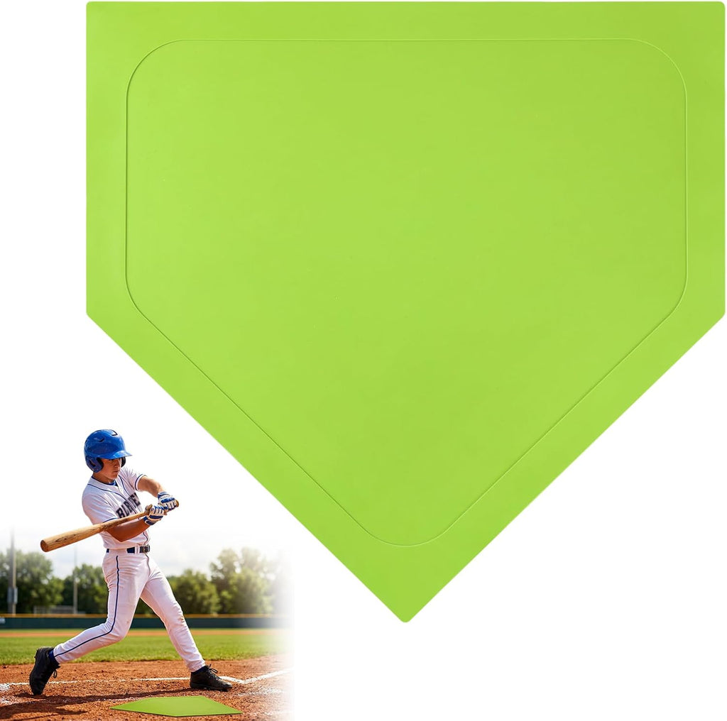 Soulchen Baseball Home Plate - Portable Rubber Base for Practice | Ideal for Batting & Pitching Training