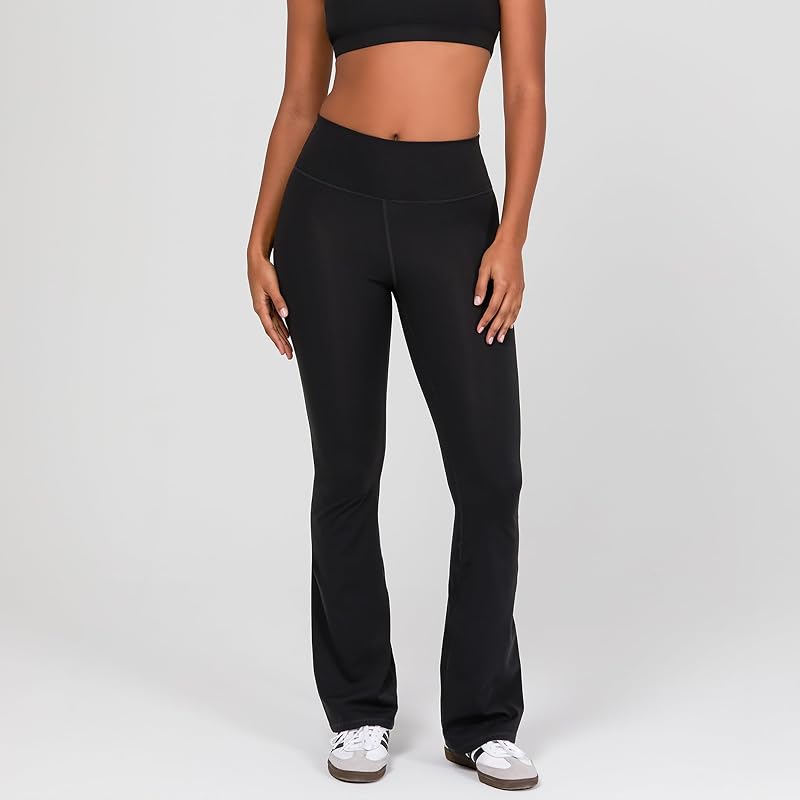 Active Women's UltraLuxe Kick Flare High Waist Leggings, 32" Inseam, X-Large, Black