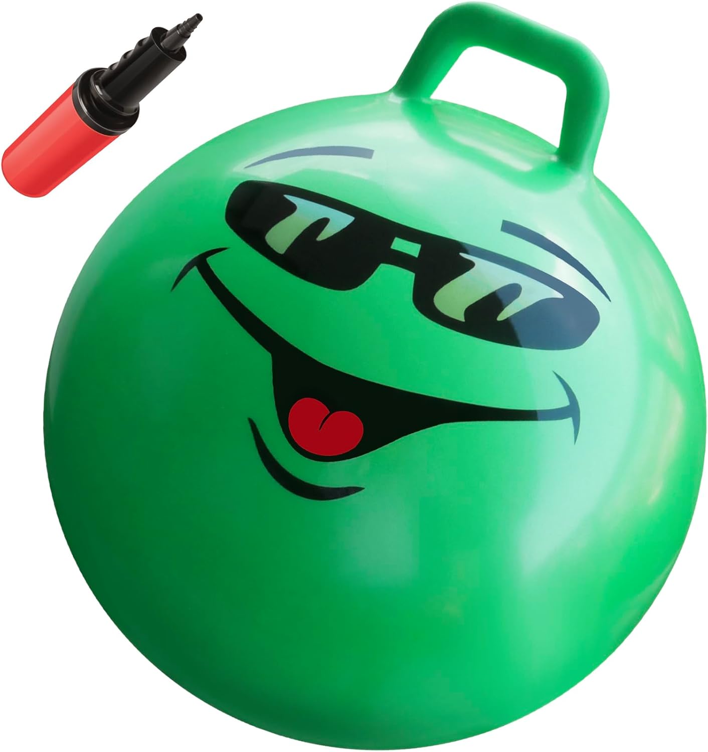 WALIKI Hop Ball Toy - 18” Green Jumping Therapy Ball for Kids Aged 3-6 | Fun Outdoor Hopping Toy