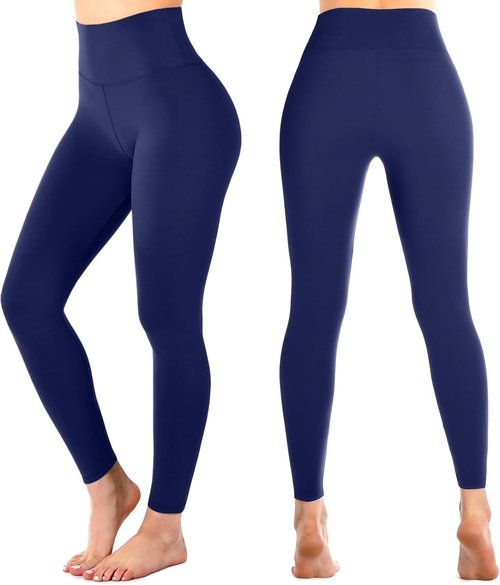 Leafigure High Waisted Leggings - Soft, No See-Through Yoga Pants for Women | Perfect for Gym & Running