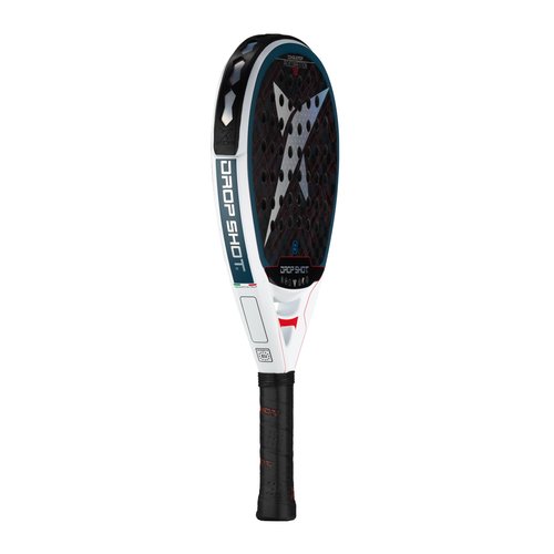 Drop Shot Conqueror 12 Padel Racket 12K Carbon with Eva Pro Core Teardrop Shape High Performance Competition Frame