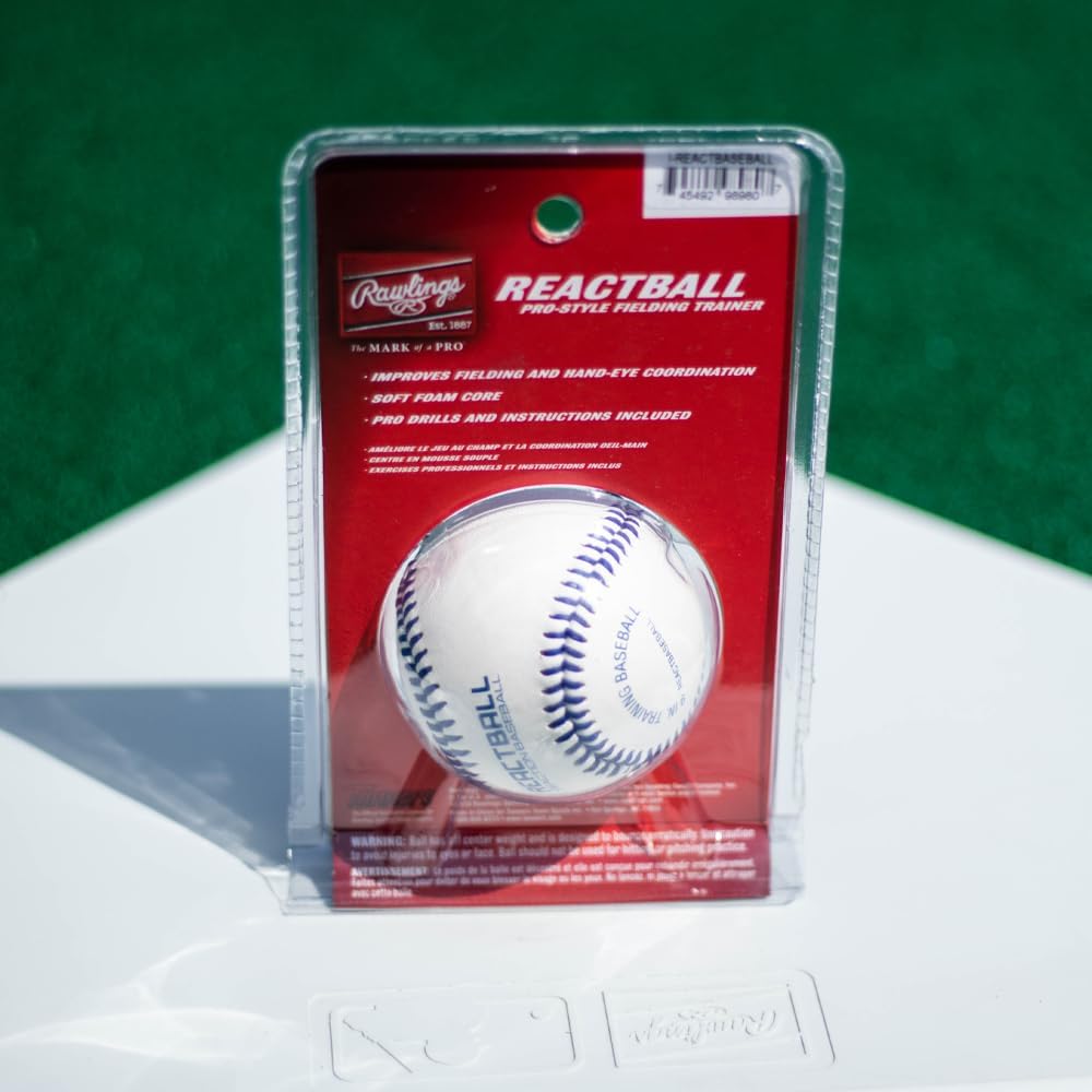 Rawlings Pro Style REACT Training Baseball - Enhance Skills with Premium Performance Design