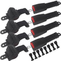 WLOOD Golf Cart Seat Belts Kit, Universal Retractable Front Rear Golf Cart Seat Belt Kit Compatible with EZGO, Club Car, Yamaha,Set of 4