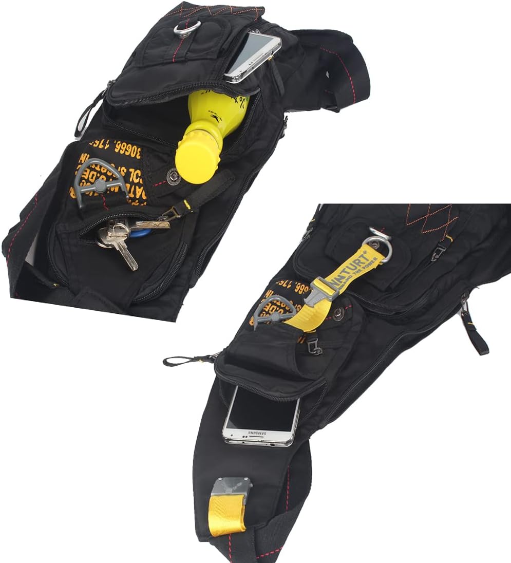 Skiennix Nylon Sling Chest Bag - Versatile Daypack for Travel & Gym | Lightweight & Durable