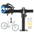 AMGSH Bike Repair Stand Wall Mount, Adjustable Bike Work Stand for Road & Mountain Bikes, Space-Saving Bicycle Repair Stand with Clamp, Wall Workbench Bike Mount for Bicycle Maintenance at Home, Sturdy Bike Stand for DIY Repair, Includes 4 Metal Expansion