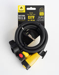 Auvray Coiled Bike Lock, Heavy Duty Anti Theft Bike Cable Lock, 6 Feet Long, Secure Bike Lock with Key and Bracket, Designed for Bikes & Scooters.