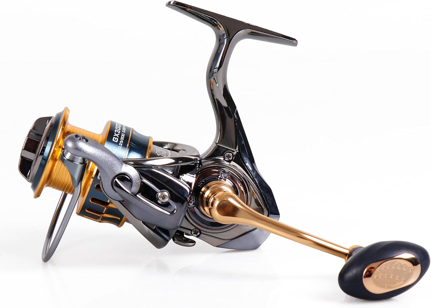 Spinning Fishing Reel - Anti-Reverse Design for Freshwater & Saltwater Fishing | Adjustable Drag