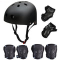 Besmall Adult Skateboard/Skates Helmet.Bike Helmet Protective Gear Set,Roller Skating Cycling Sports Protective Gear Pads for Youth Men Knee Elbow Wrist Pads