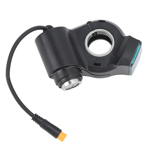 Electric Scooter Handlebar Switch Lock 10in ABS 3 Pin Digital Battery Power Display Toggle Switch Lock with Keys, Handlebar Control Lock for Bike Scooter