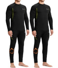 romision Thermal Underwear Long Johns for Men Fleece Lined Base Layer Cold Weather Hunting Gear Bottom and Top Set